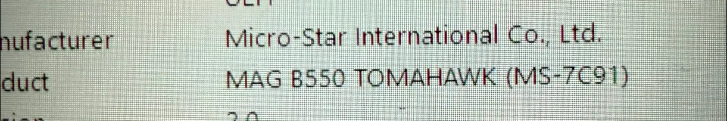 R7 5700x3d + MSI MAG B550 Tomahawk image indicator(2)