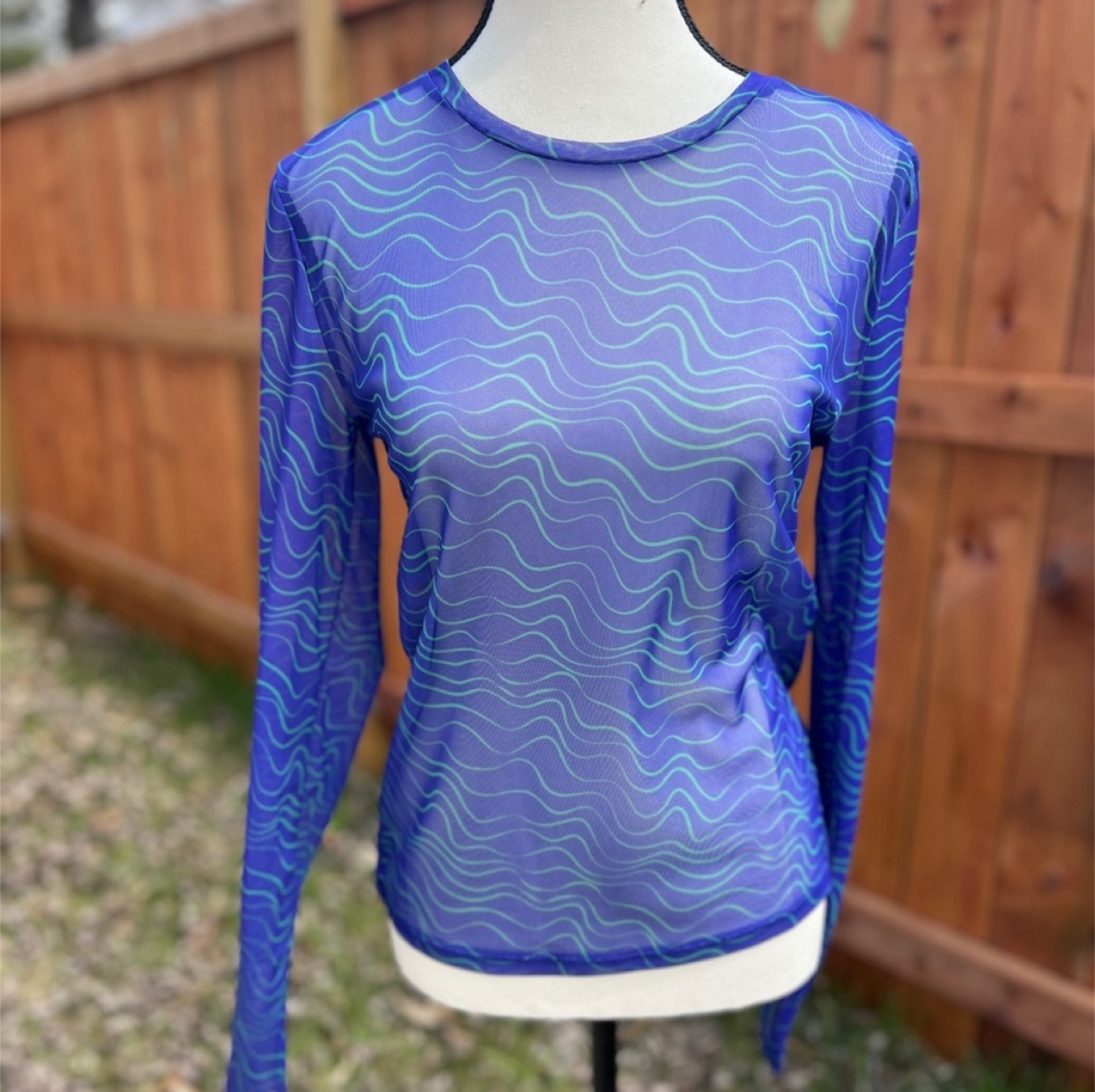 Noisy May Long Sleeve Mesh Top - photo 4