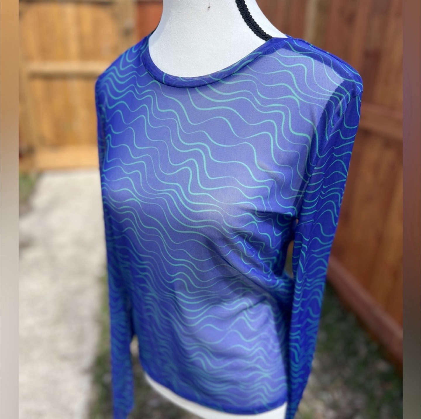 Noisy May Long Sleeve Mesh Top - photo 2