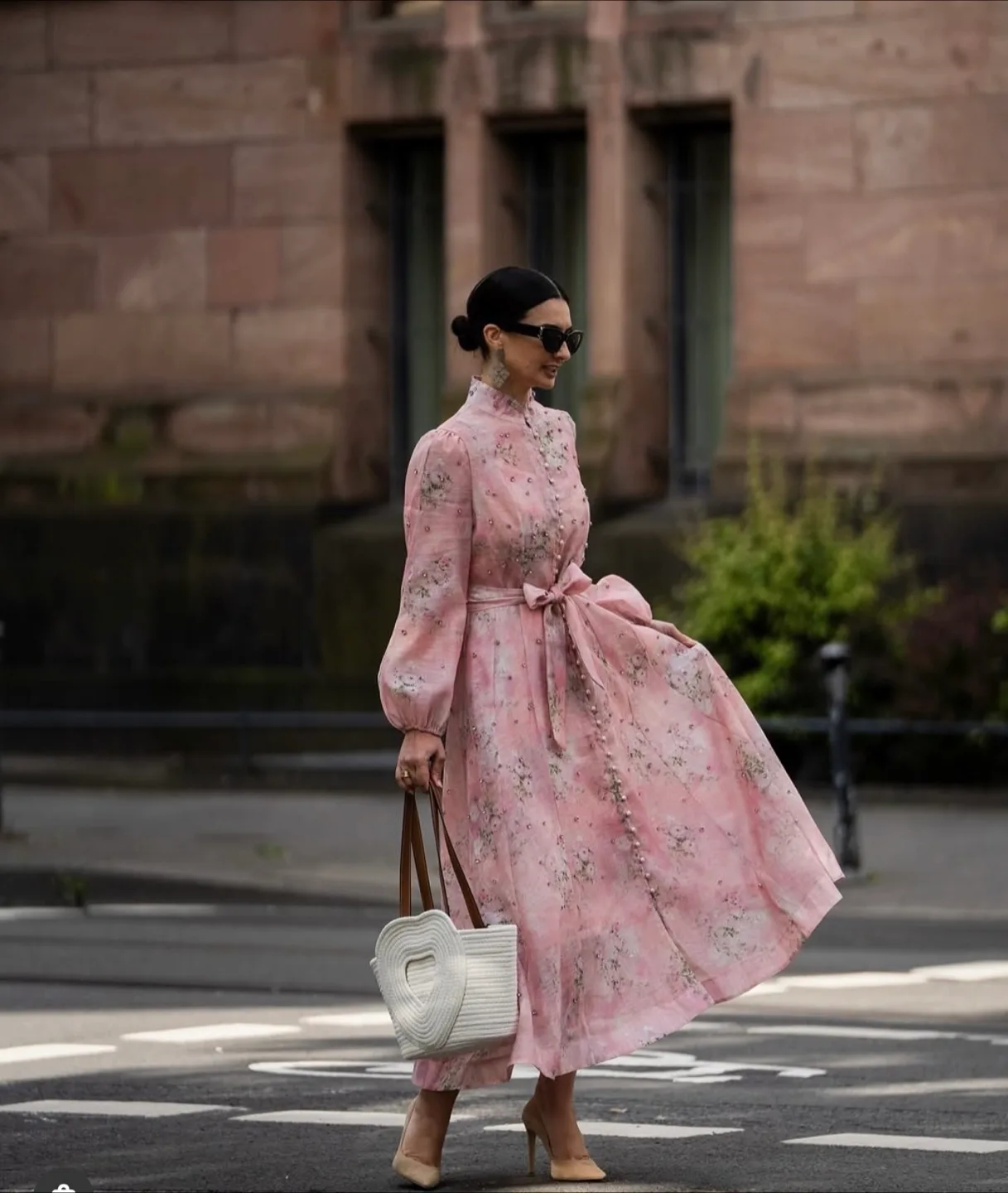 Pink Floral Maxi Dress small image indicator(4)