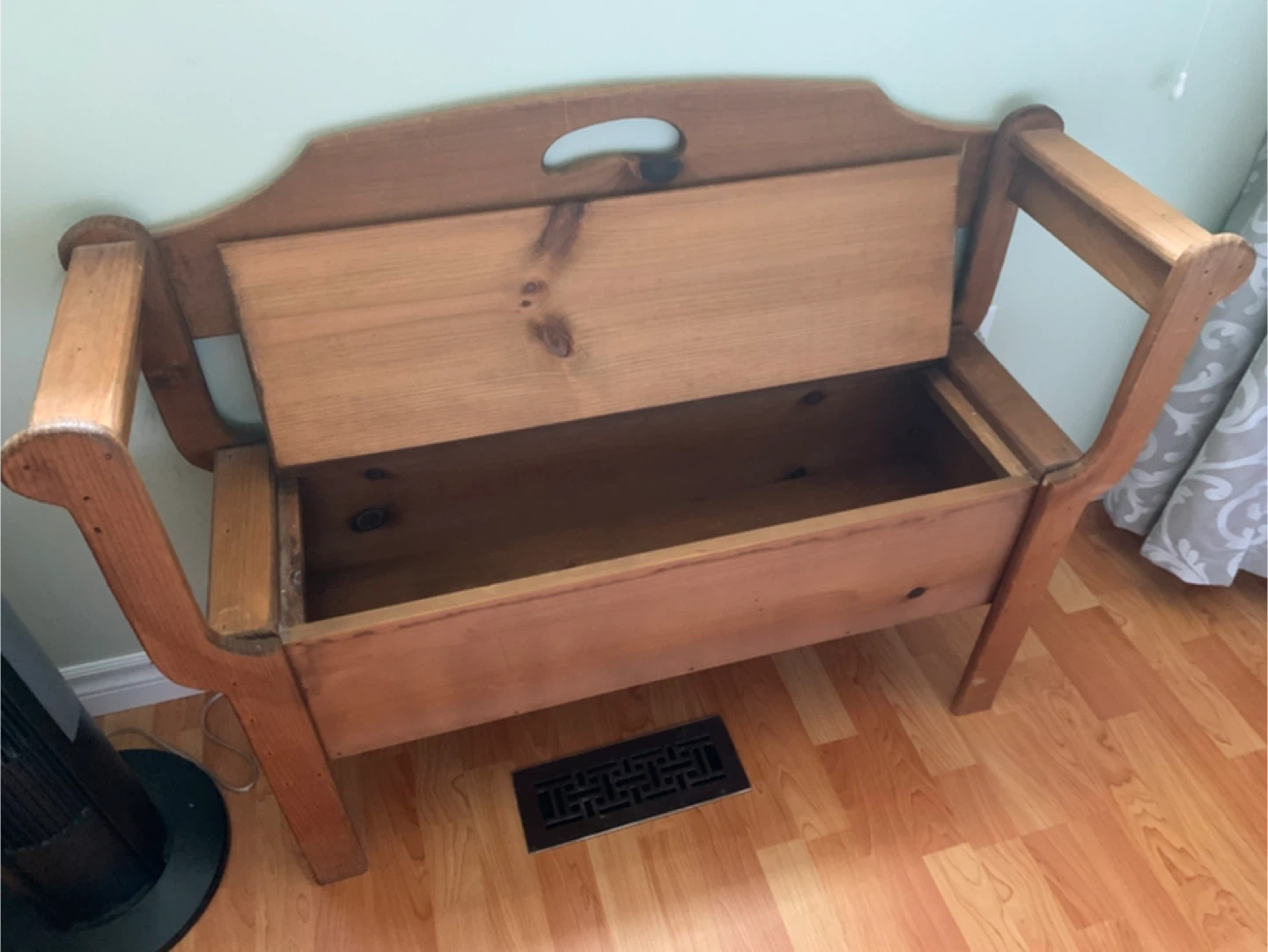 Wooden Storage Bench - photo 2