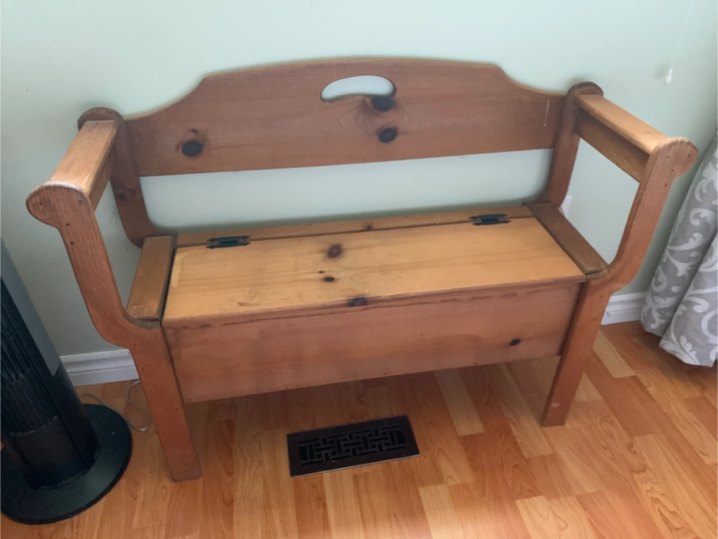 Wooden Storage Bench