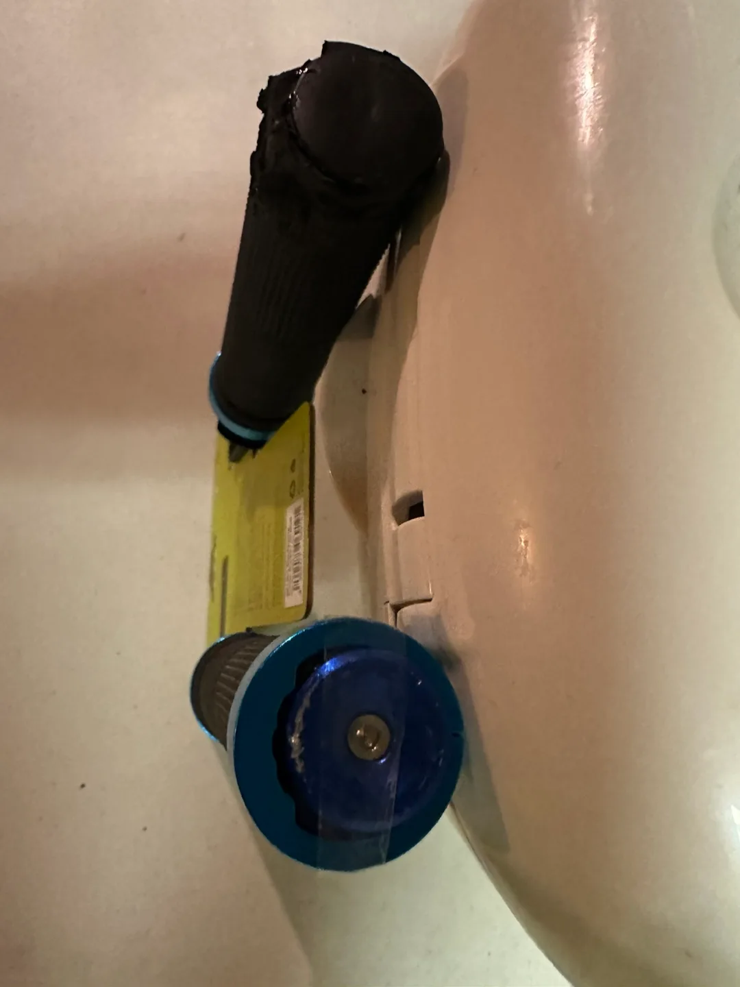 Mountain Bike Slim Grips with blue rings image indicator(4)