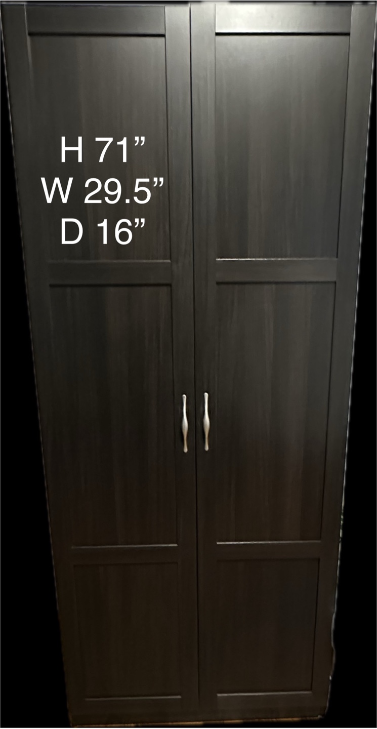 Sauder Brown Wardrobe Closet - 71" H x 29.5" W - photo 2