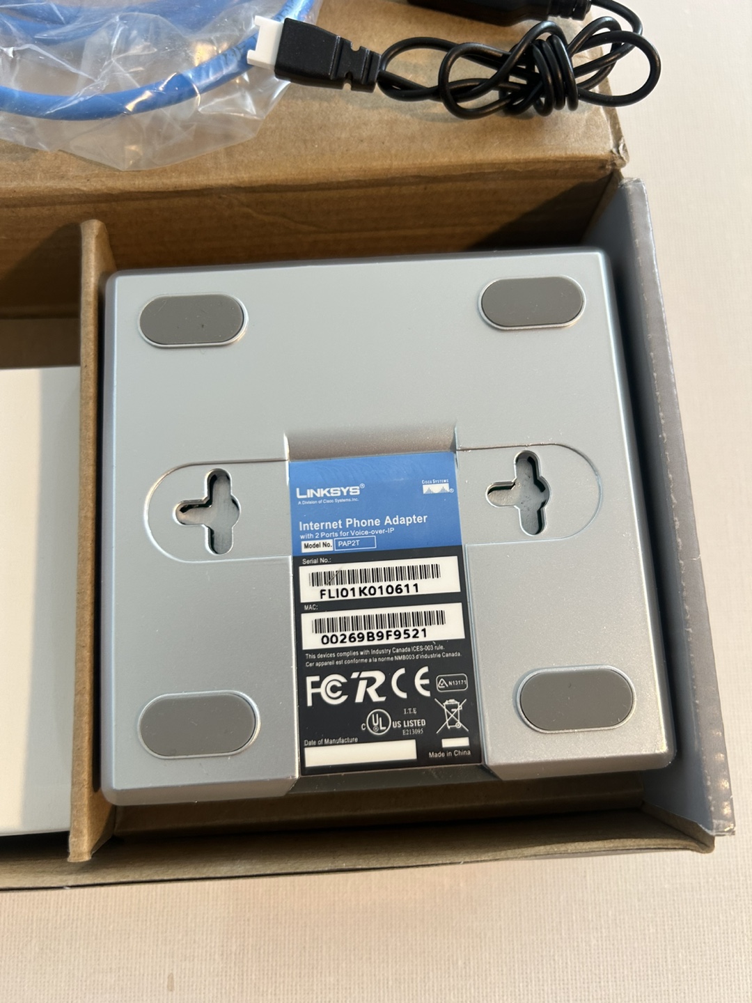 Linksys VoIP Internet Phone Adapter - New in Box - photo 5