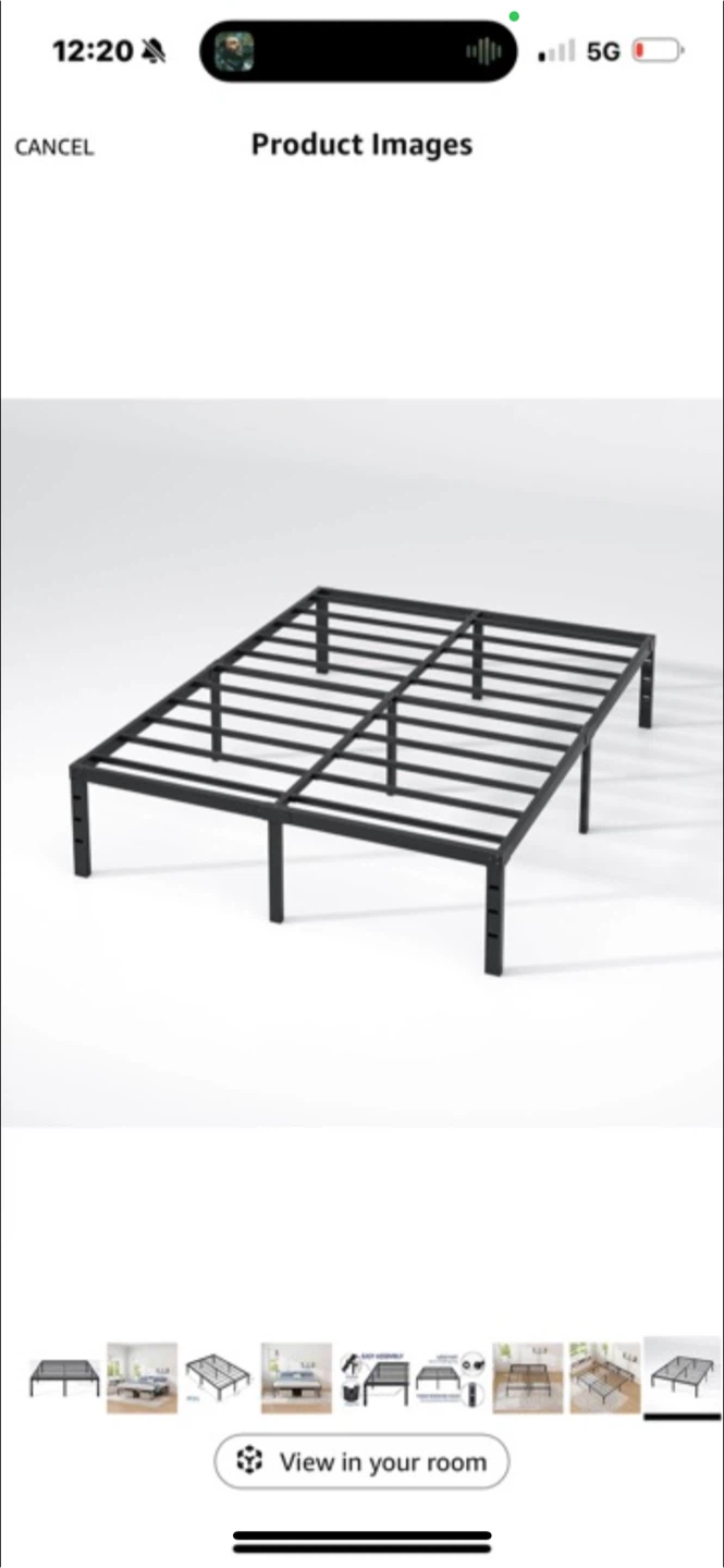 Full Size Metal Bed Frame - photo 2