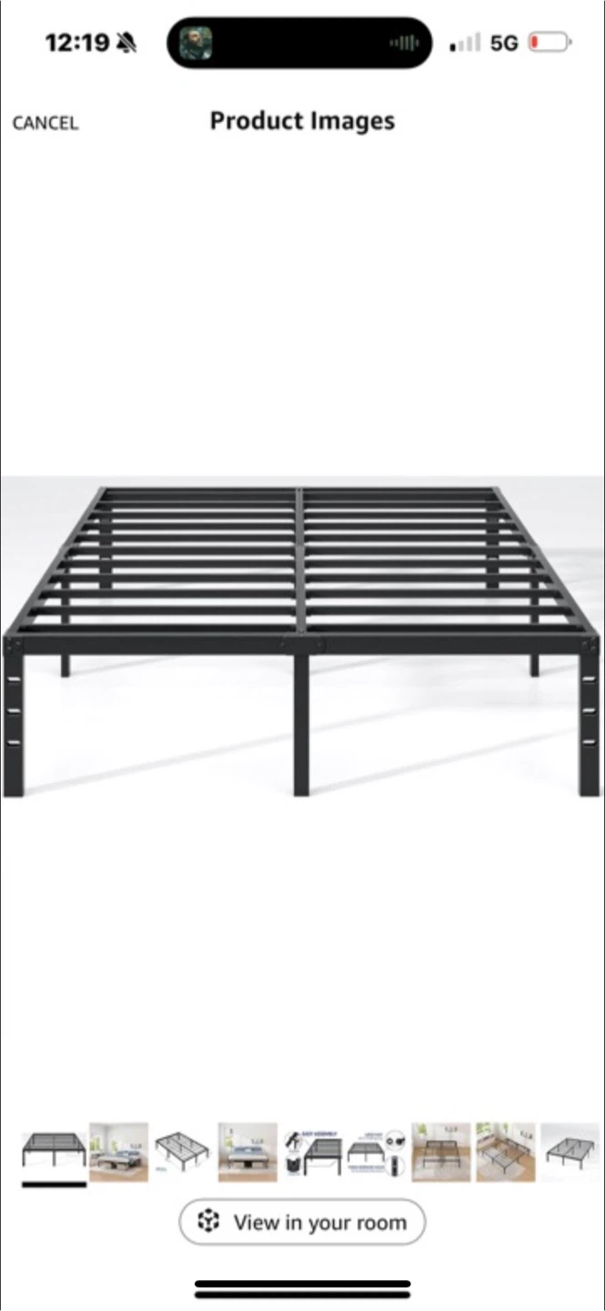 Full Size Metal Bed Frame - photo 4