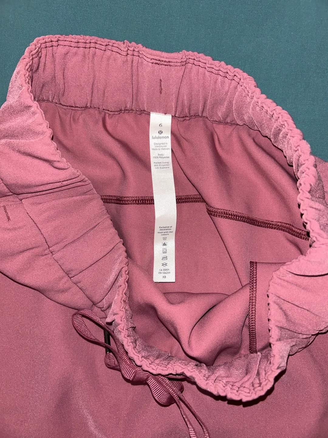 Lululemon Misty Rose On The Fly Skirt NEW SZ 6 image indicator(2)