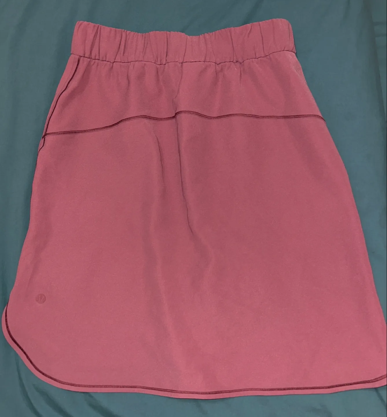 Lululemon Misty Rose On The Fly Skirt NEW SZ 6 image indicator(3)