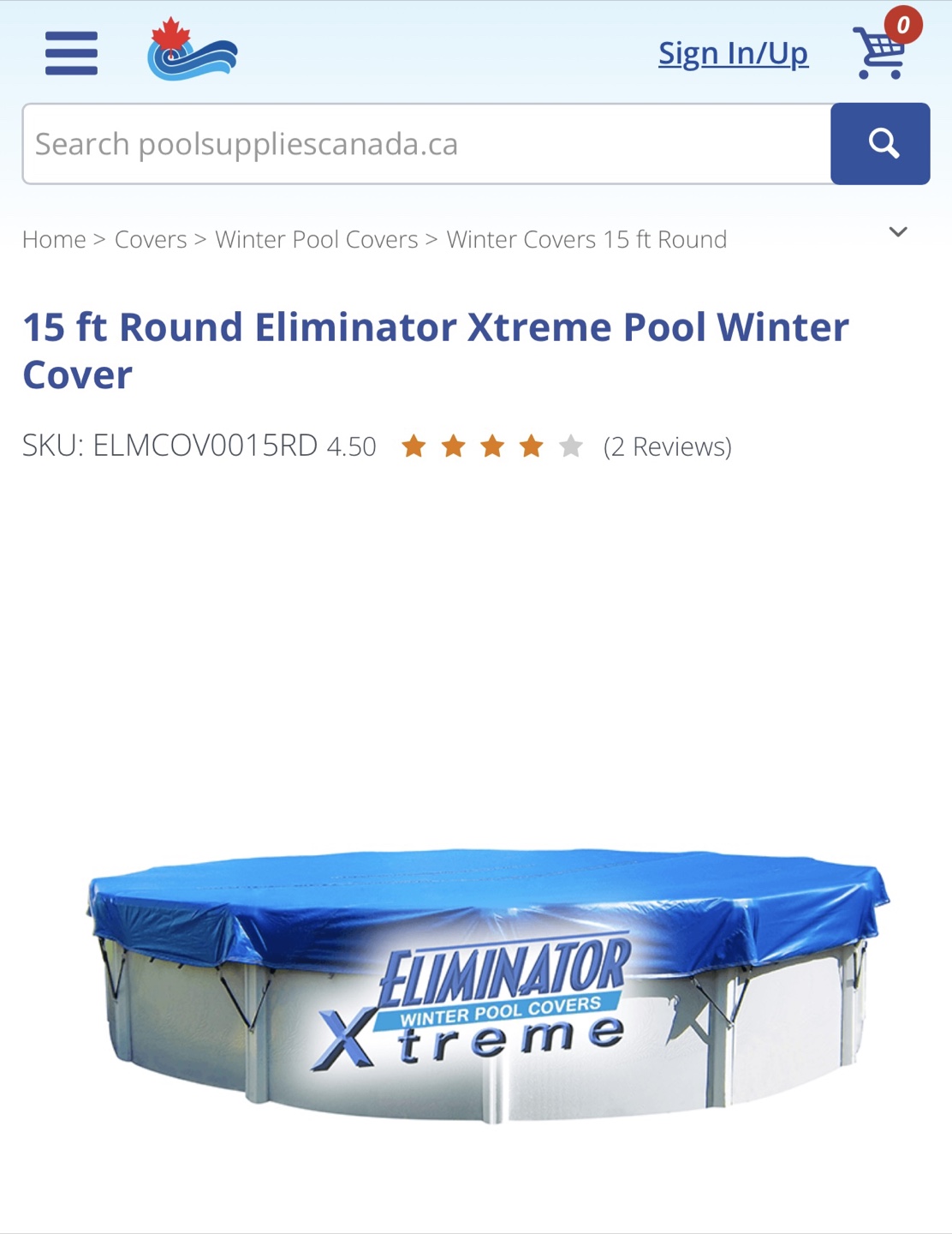 Eliminator Xtreme 15' Round Winter Pool Cover - New - photo 2