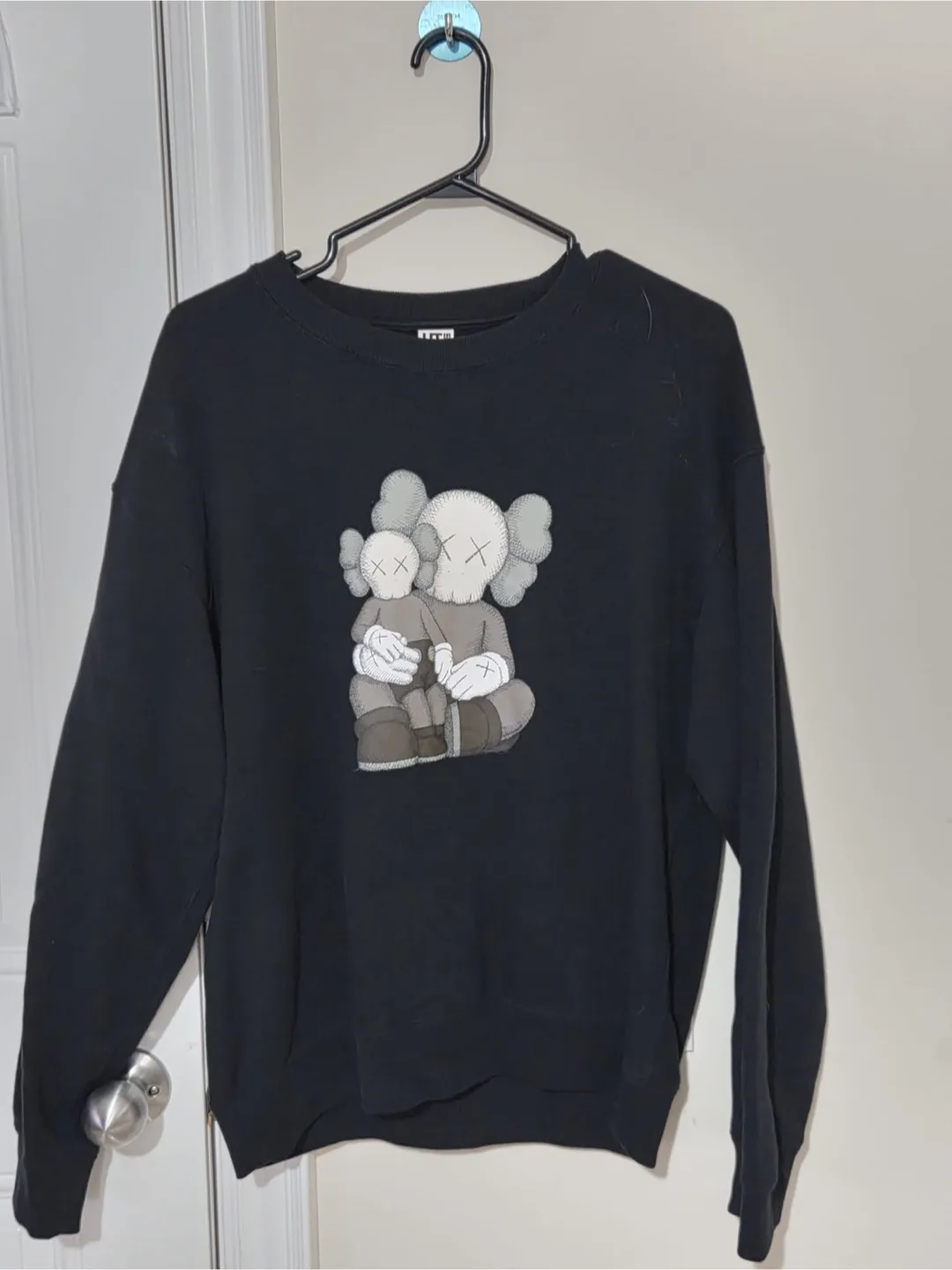 KAWS Black Crewneck Sweatshirt thumbnail
