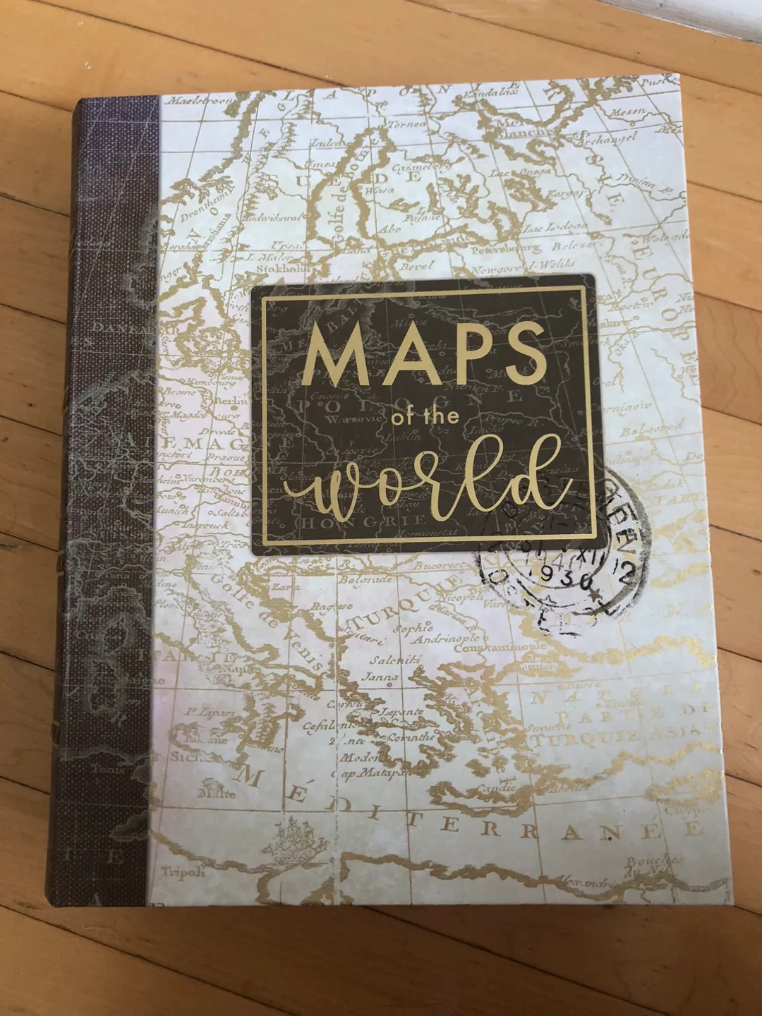 Punch Studio Maps of the World Decorative Box thumbnail