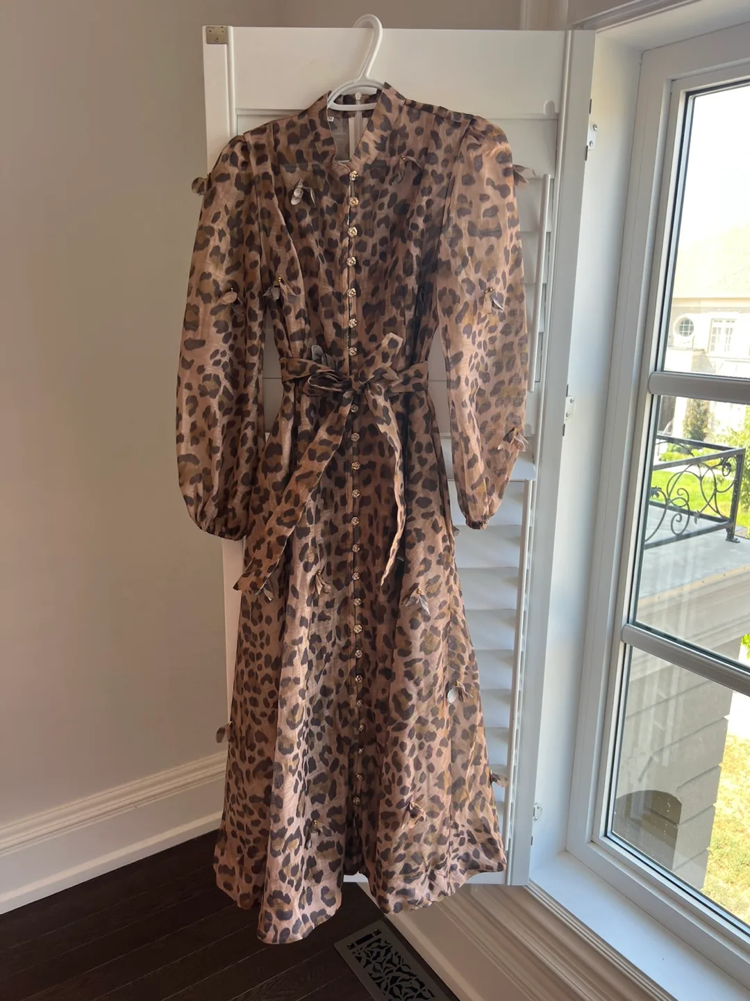 Leopard Print Midi Dress small image indicator(2)