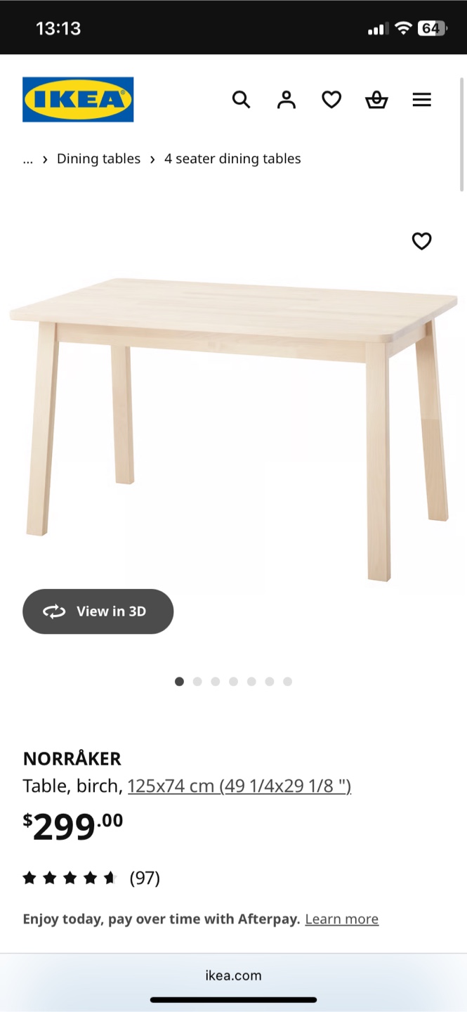 IKEA NORRÅKER Table & Bench - photo 4