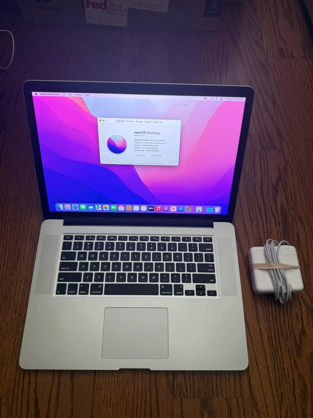 MacBook Pro 15” 2015/16GB RAM/512GB SSD/Fully functional thumbnail