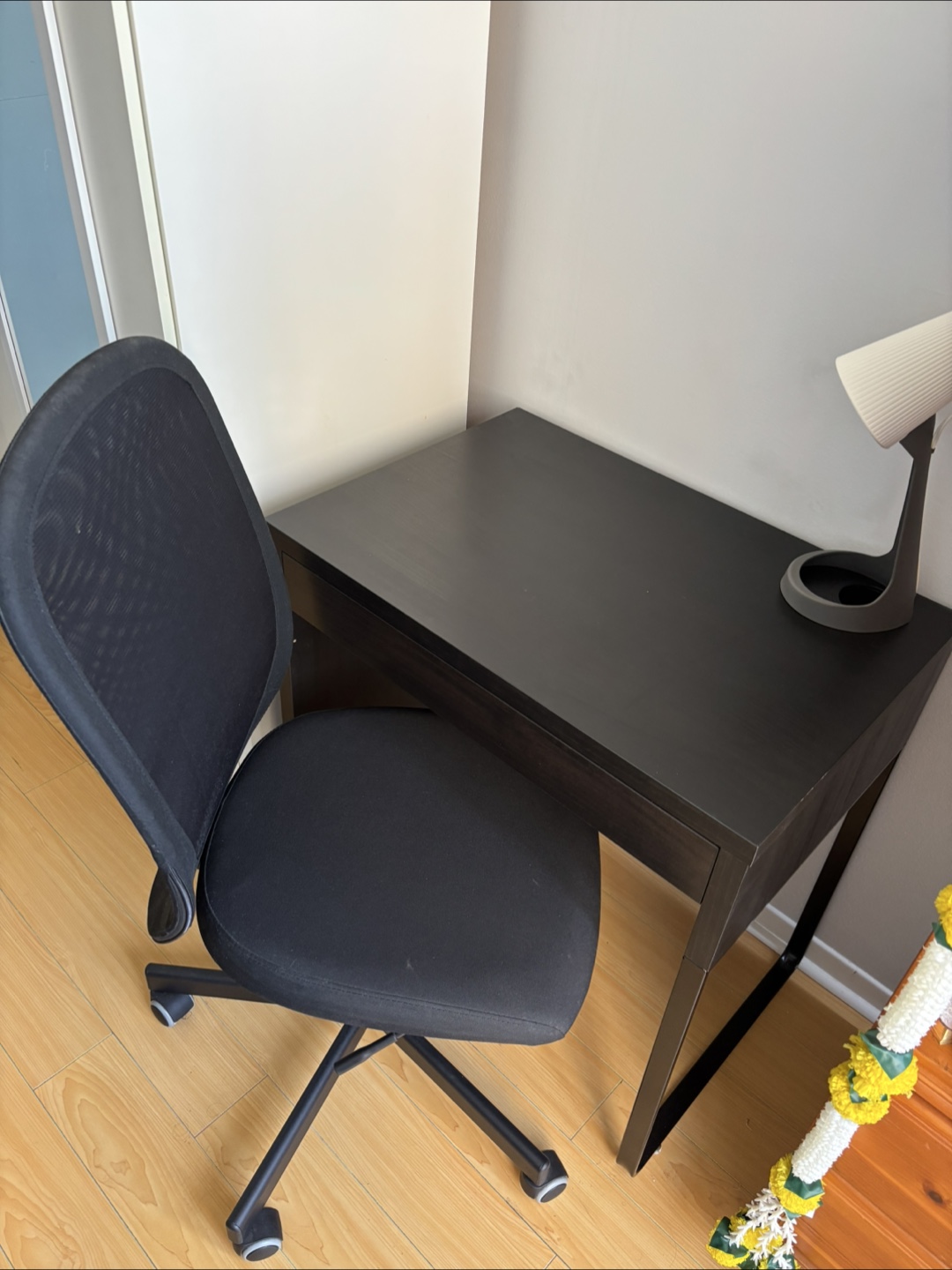 Set of TWO IKEA MICKE Desk and one FLINTAN Chair - photo 3