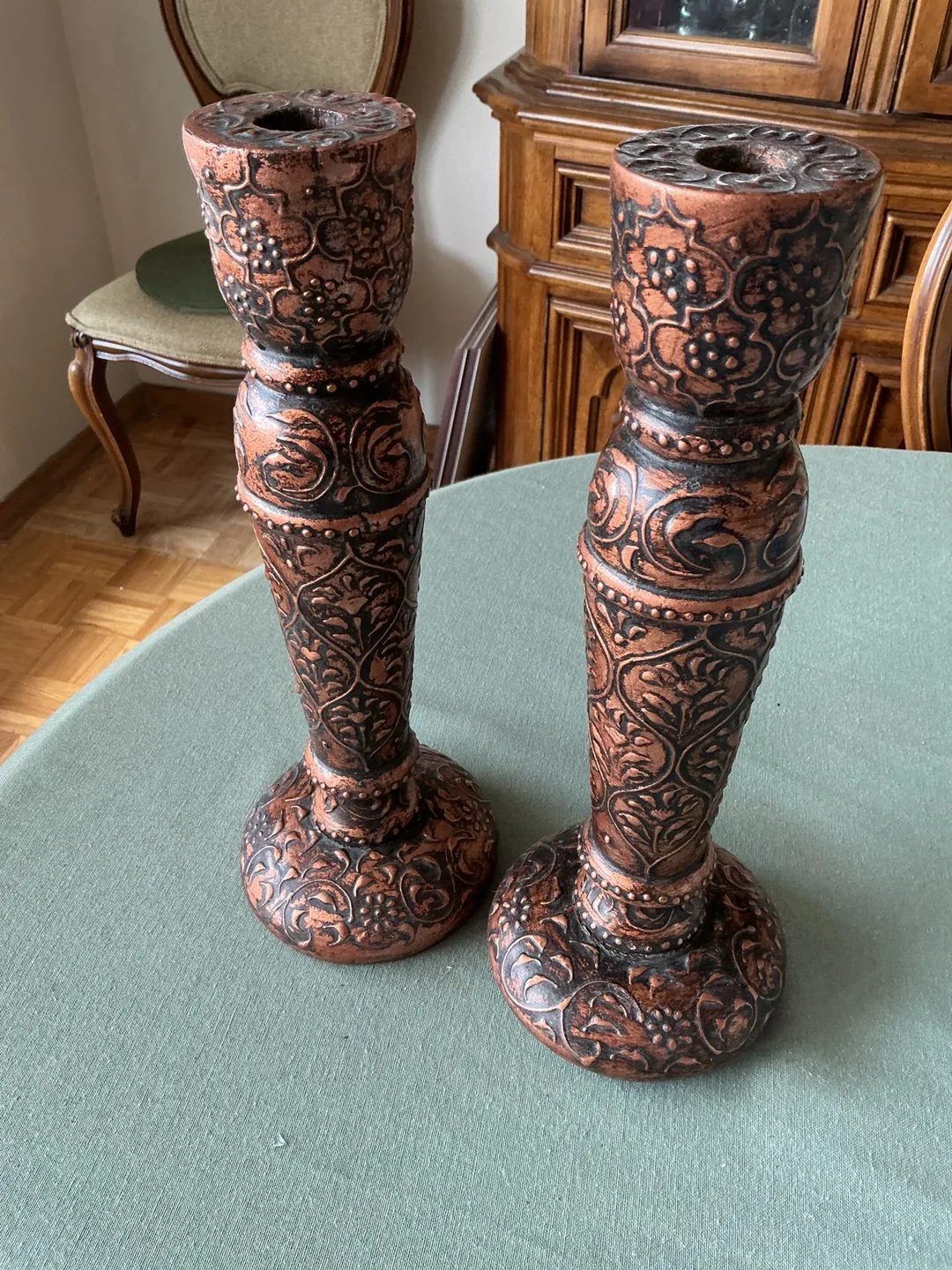 Pair of Decorative Candle Holders thumbnail