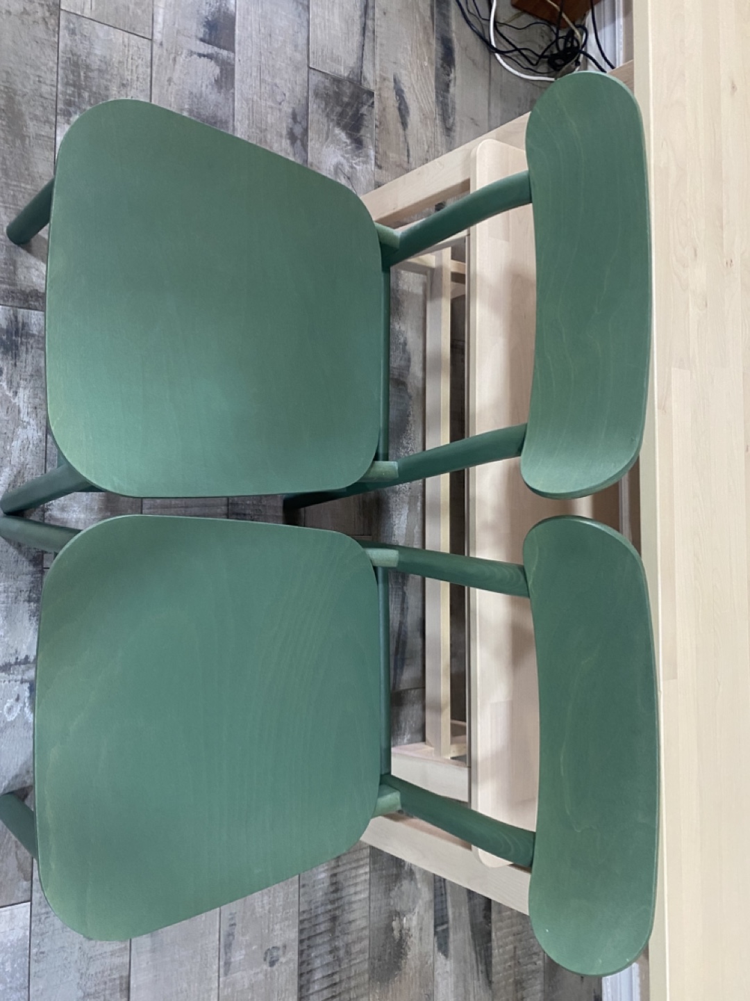 IKEA RÖNNINGE Green Chairs - photo 2