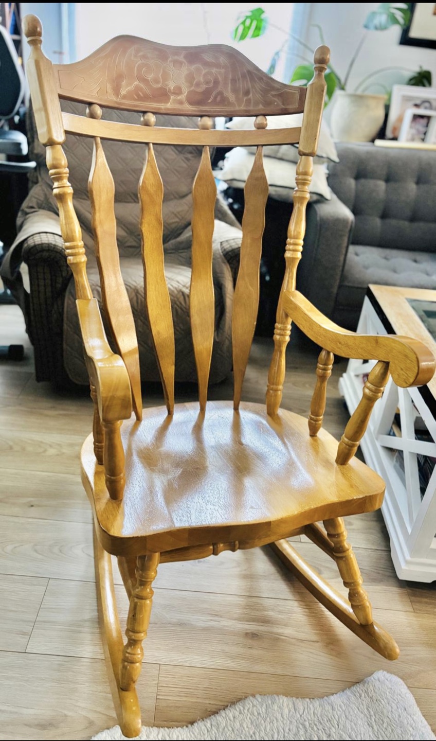 Extra large Rocking Chair, Solid Wood - photo 2