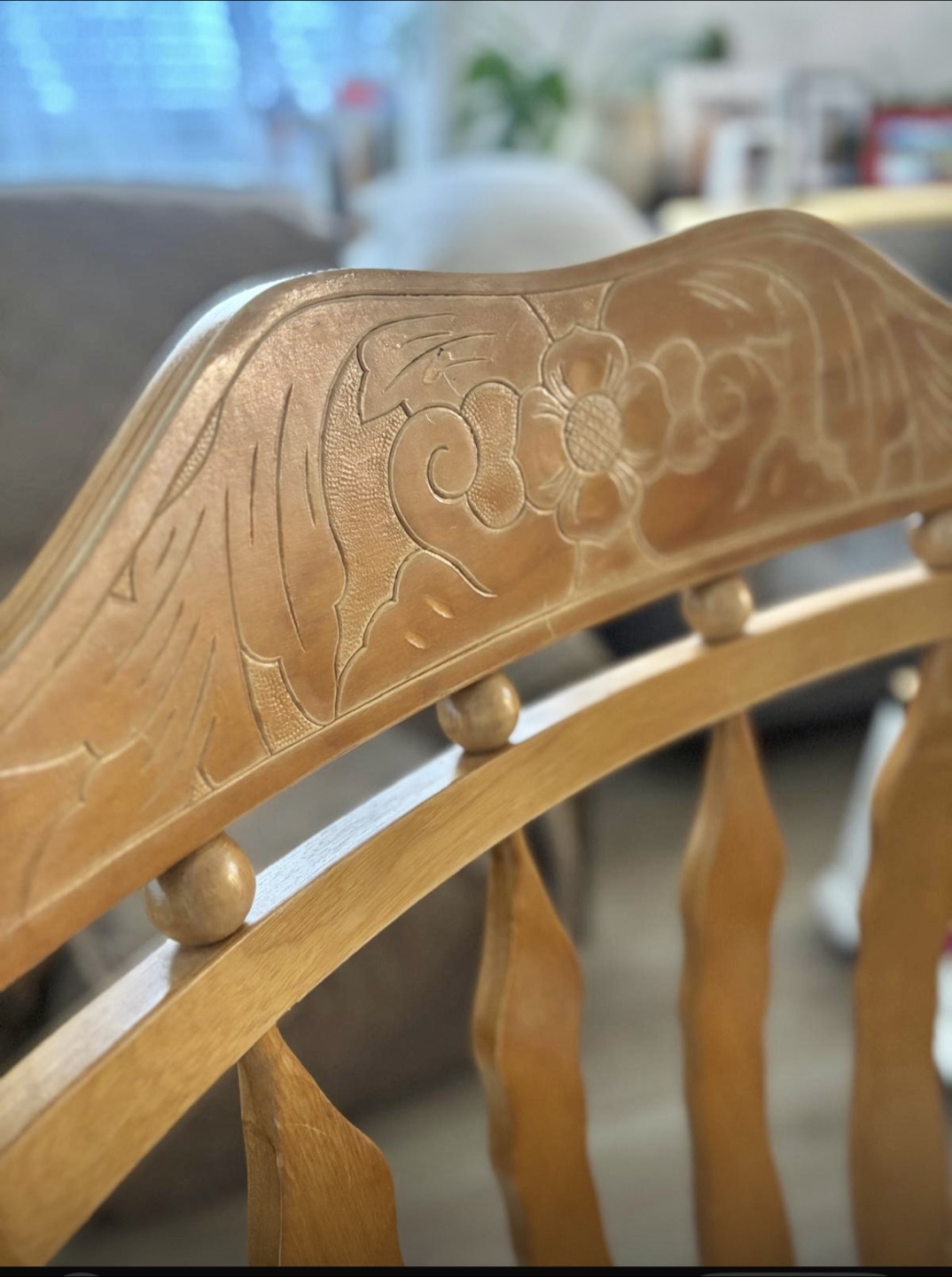 Extra large Rocking Chair, Solid Wood - photo 4