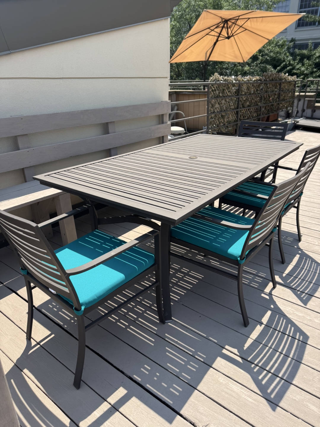 Crate & Barrel Valencia Outdoor Dining Set - photo 2
