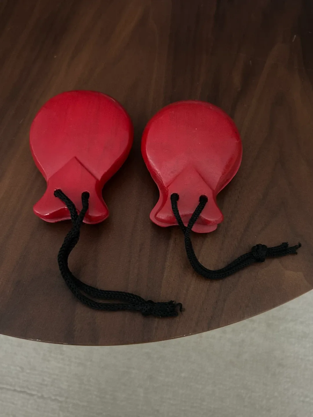 Red Wooden Castanets - Musical Instrument image indicator(2)