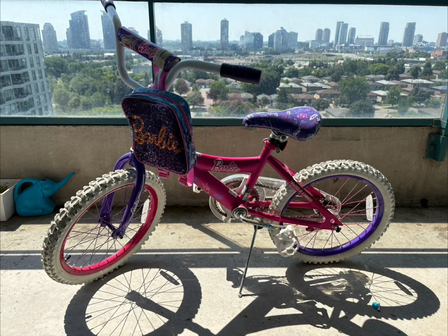 Barbie Kids' Bike - Pink & Purple thumbnail