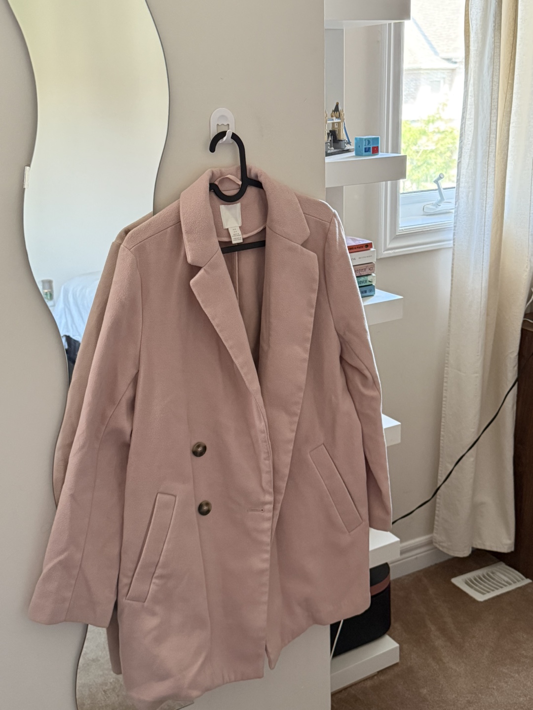 H&M Pink Coat - Size US 8
