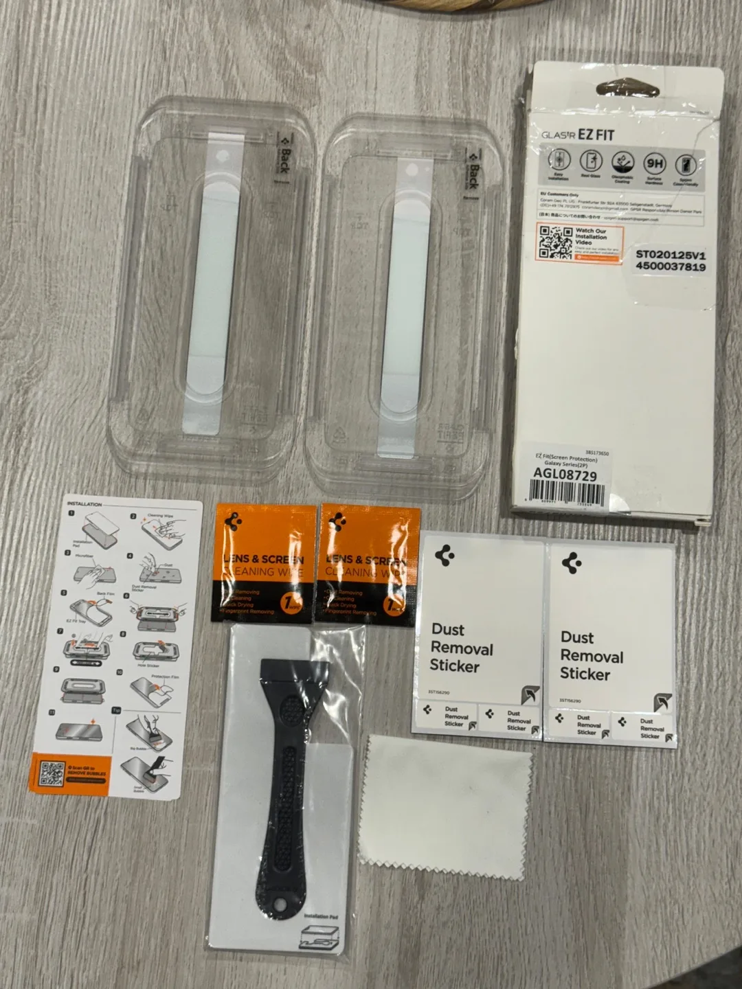 New Spigen Glas.tR EZ Fit Galaxy Series (2P) image indicator(2)