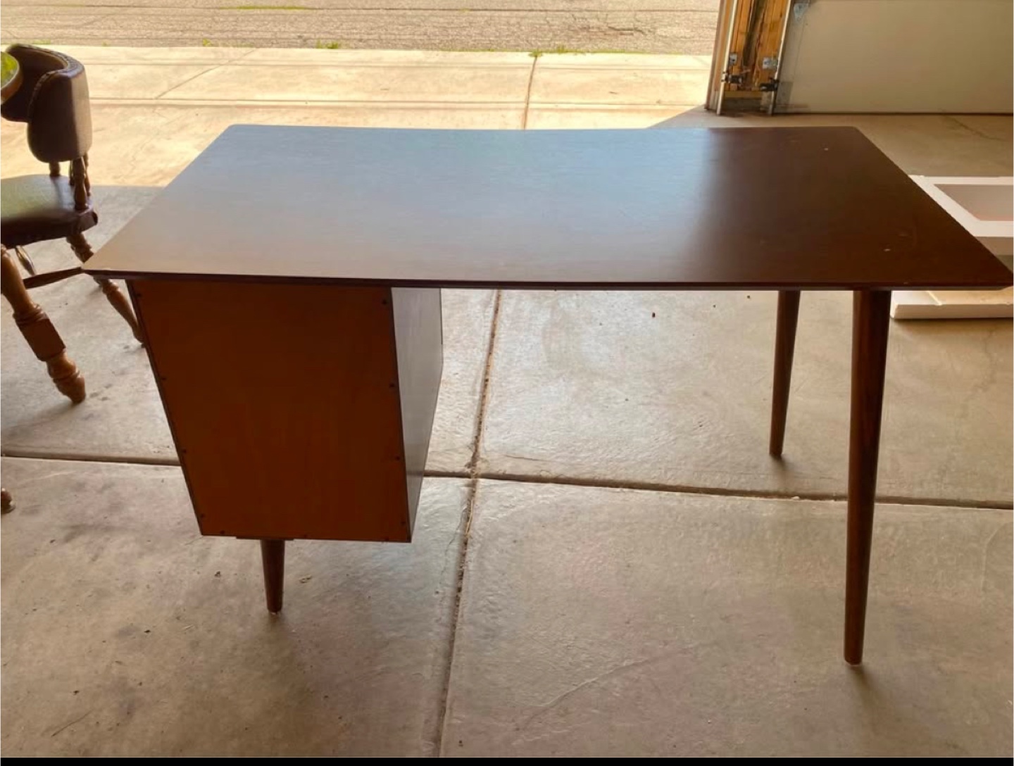 Mid-Century Modern Wood Desk - photo 5