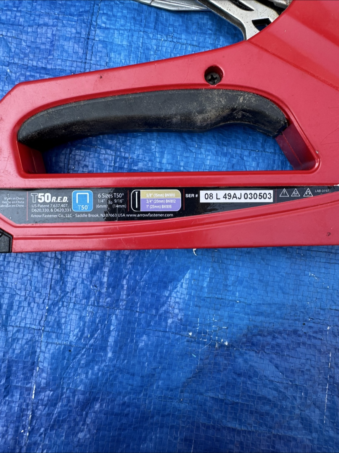 Arrow T50 Red Staple Gun - photo 5