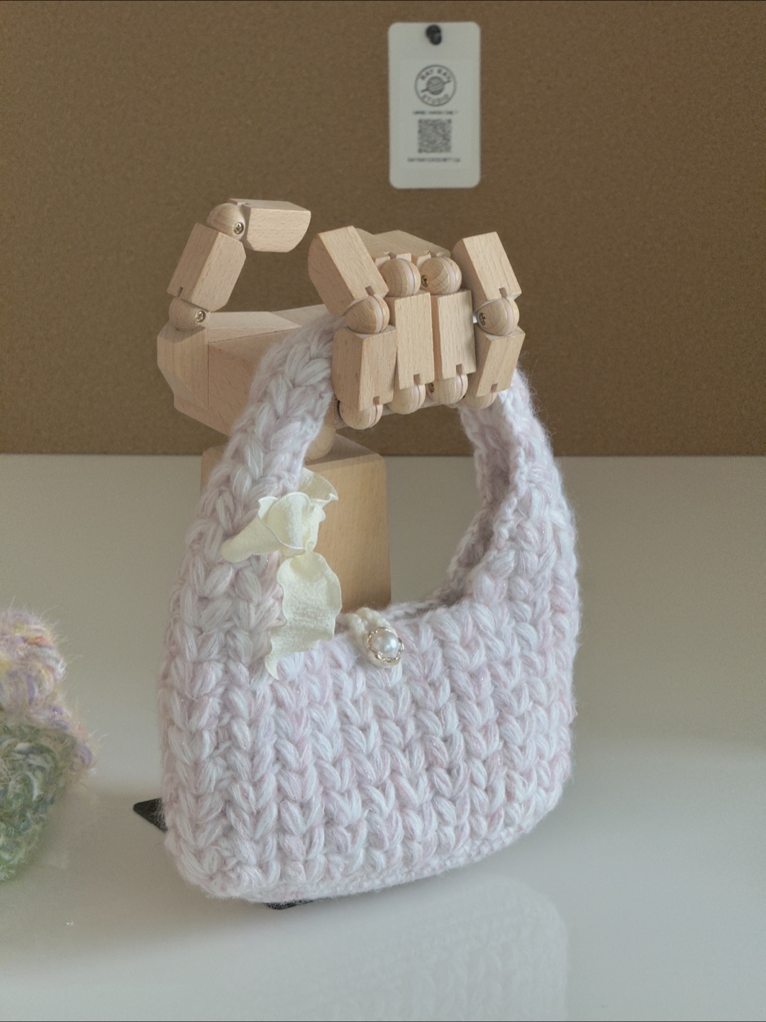 Handmade crochet bag - photo 4