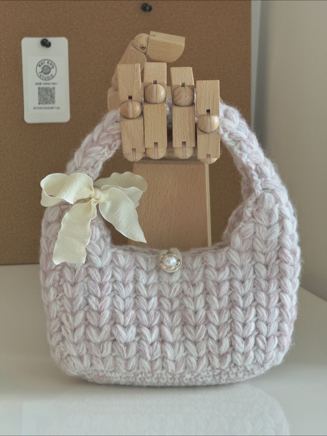 Handmade crochet bag - photo 2