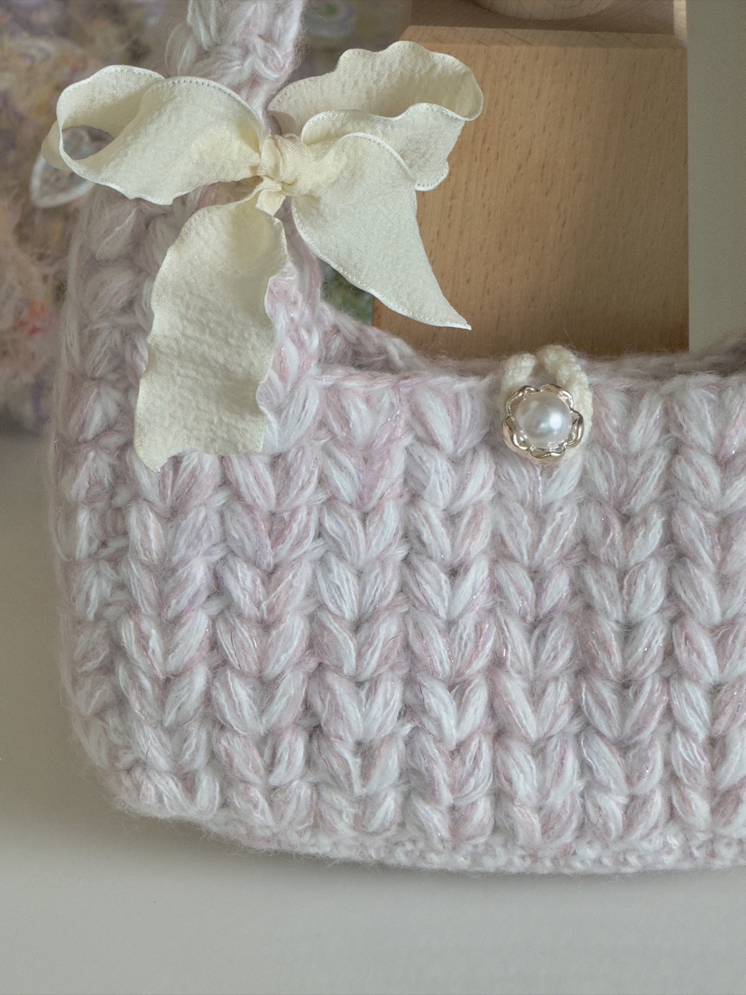 Handmade crochet bag - photo 5
