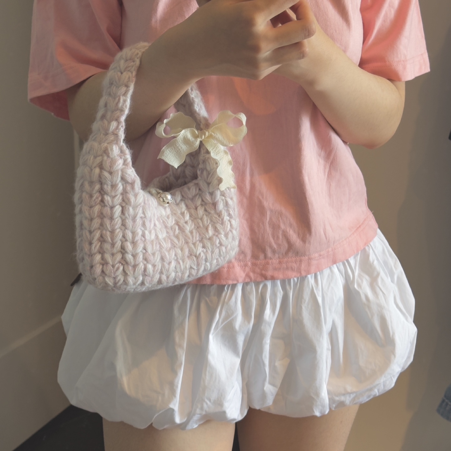 Handmade crochet bag