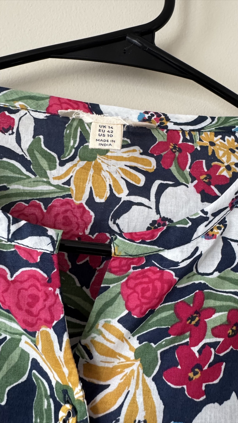 Floral Print Blouse Size US 10 - photo 4