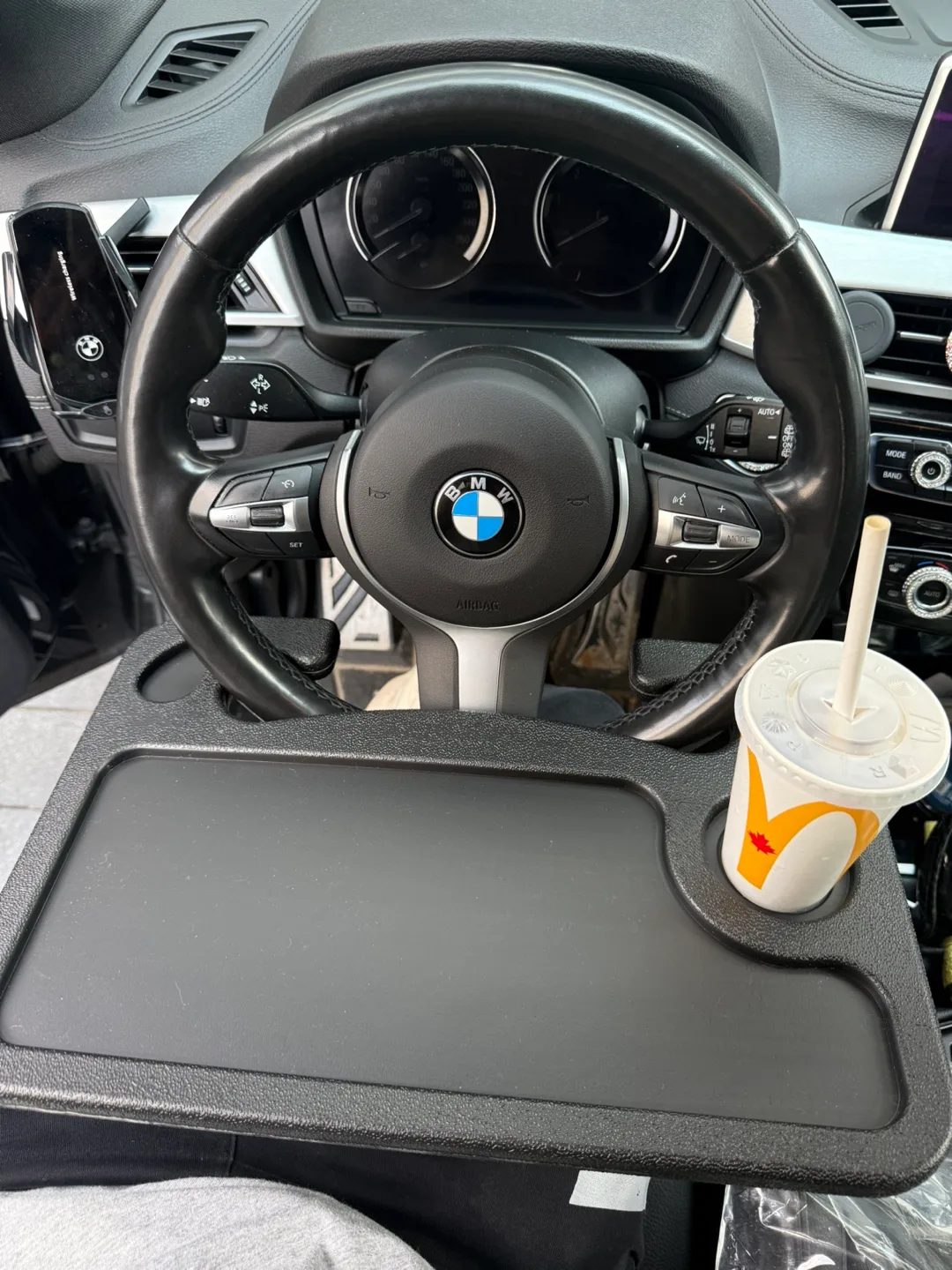 Car Steering Wheel Tray - Black image indicator(4)