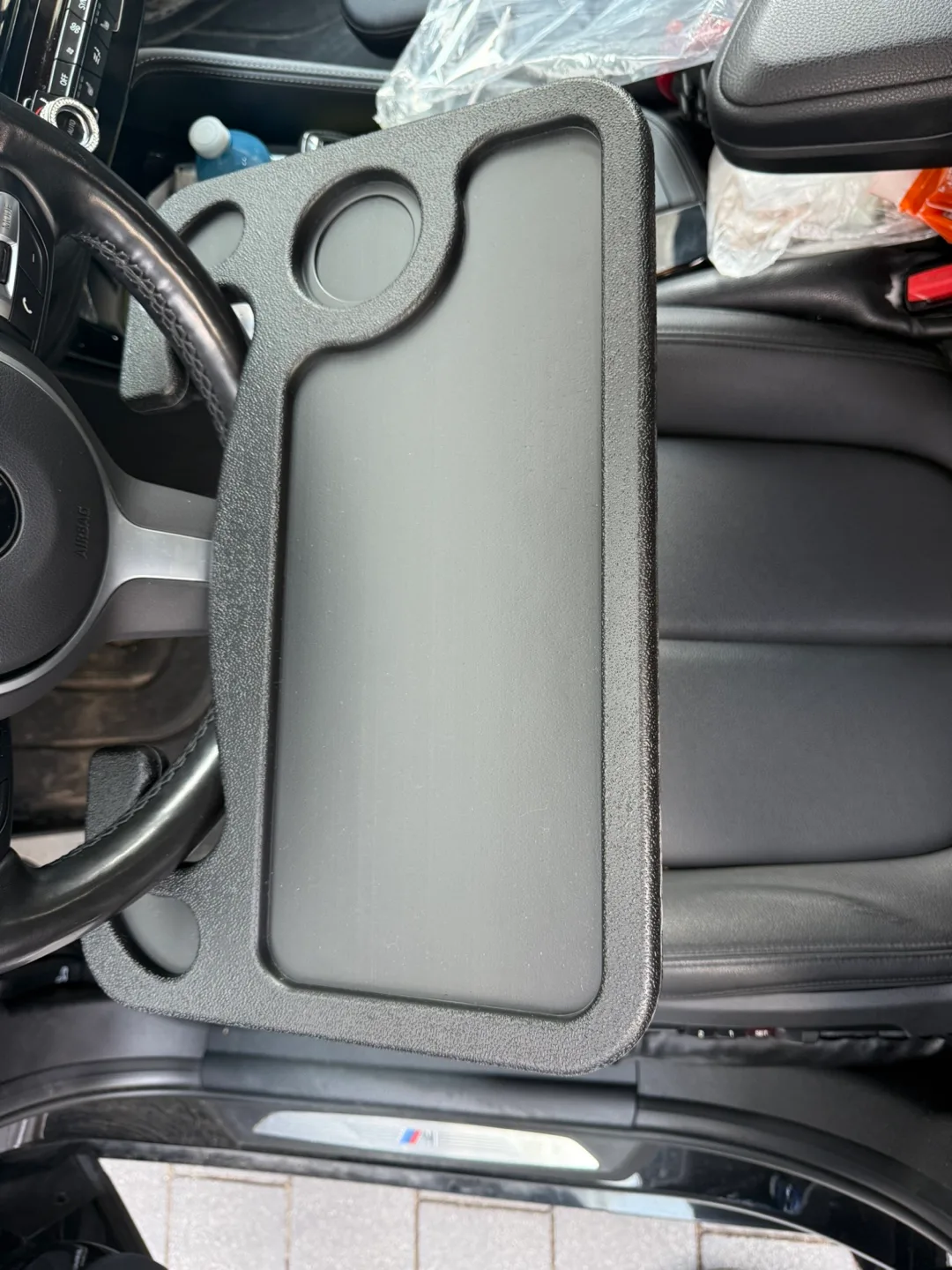 Car Steering Wheel Tray - Black image indicator(2)