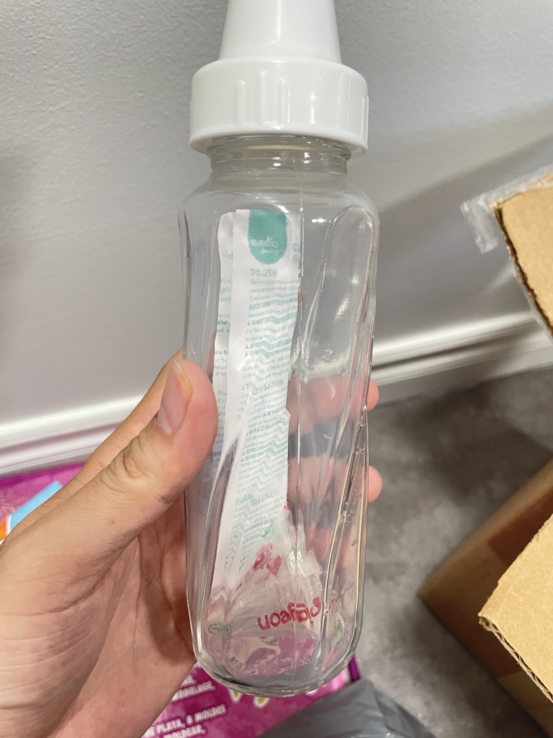 FREE New glass baby bottle, thermos bottle and various toys
