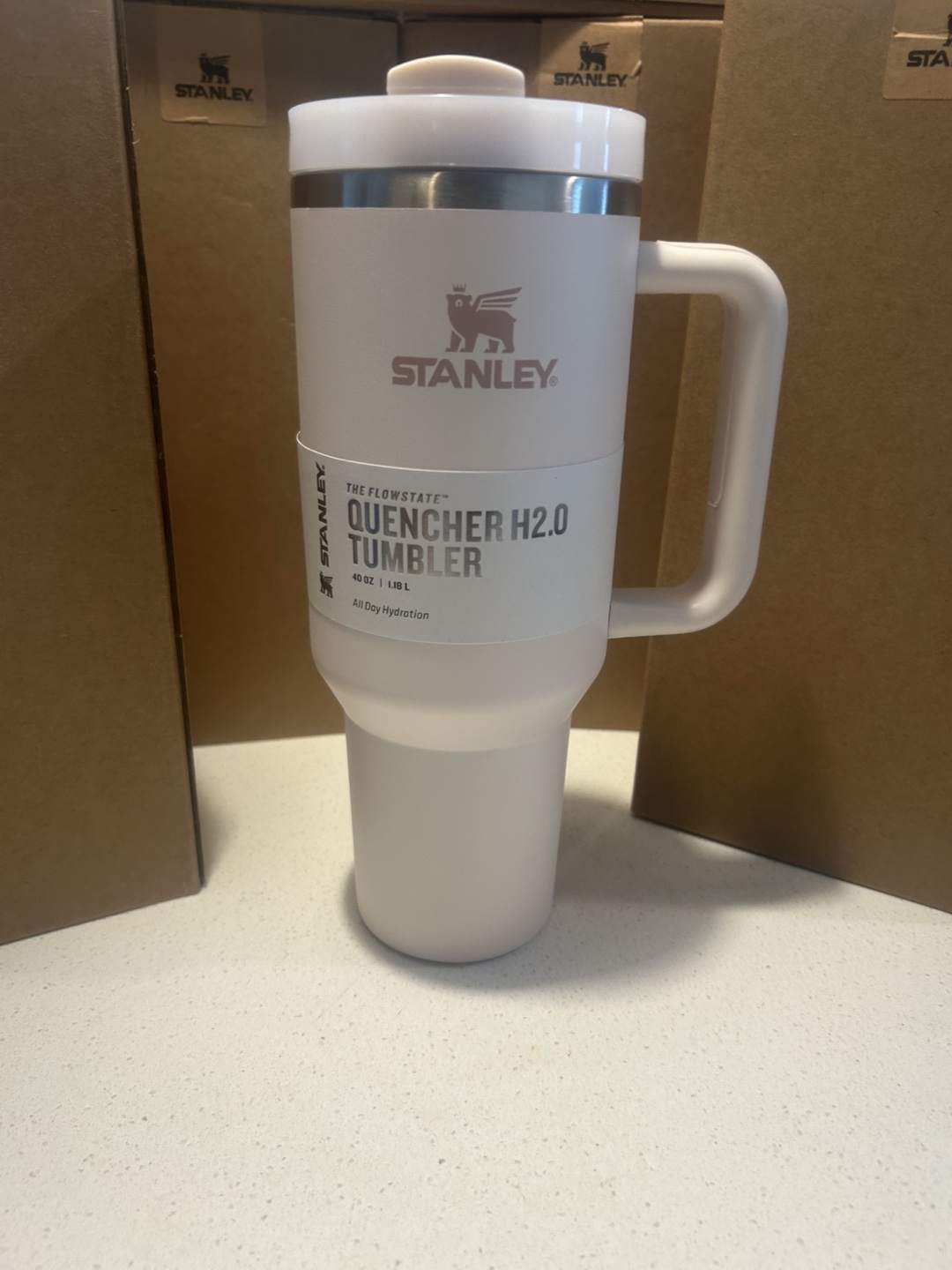 Stanley The Quencher H2.0 Tumbler 40oz Light Pink