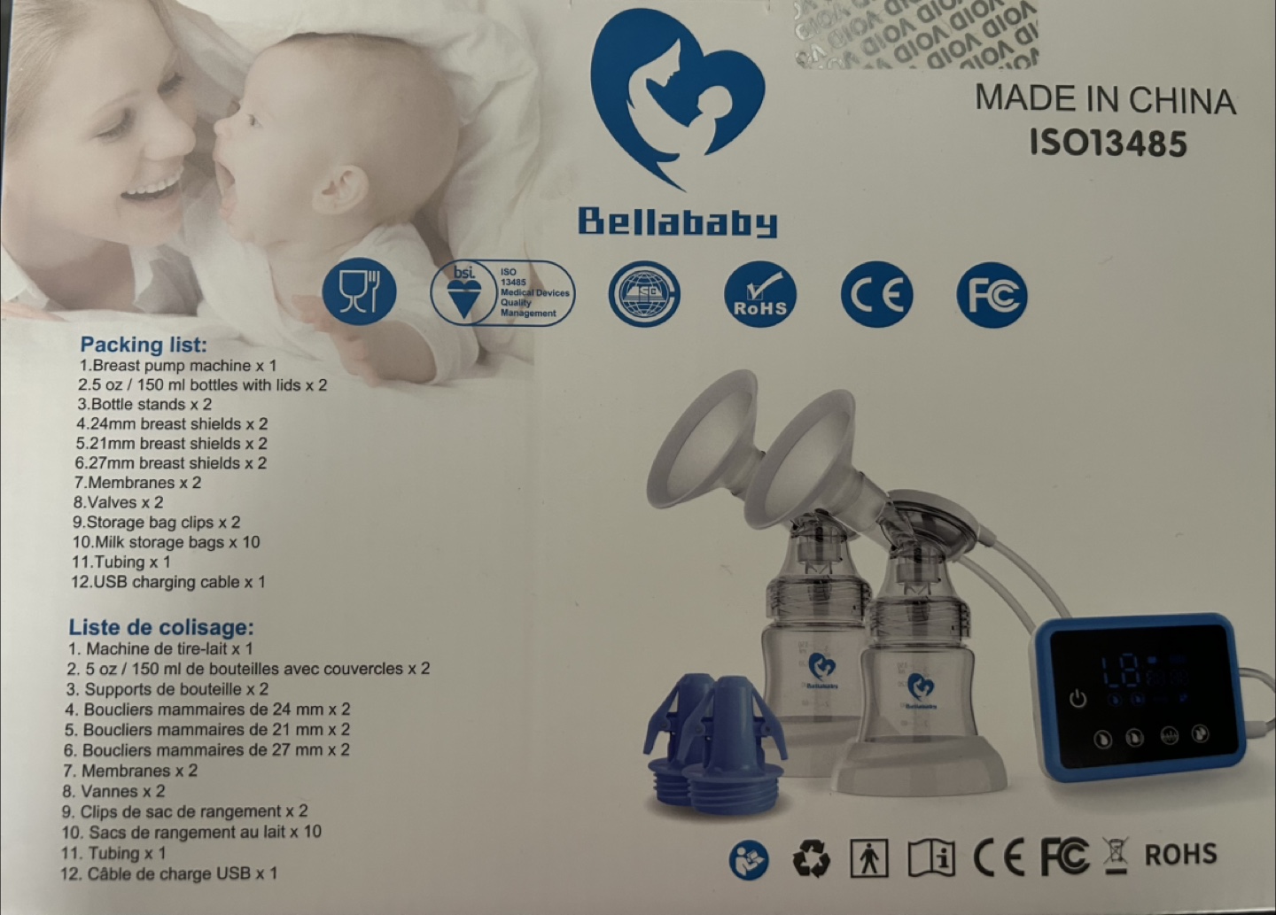 Bellababy Duo Rechargeable Electric Breastpump - photo 2