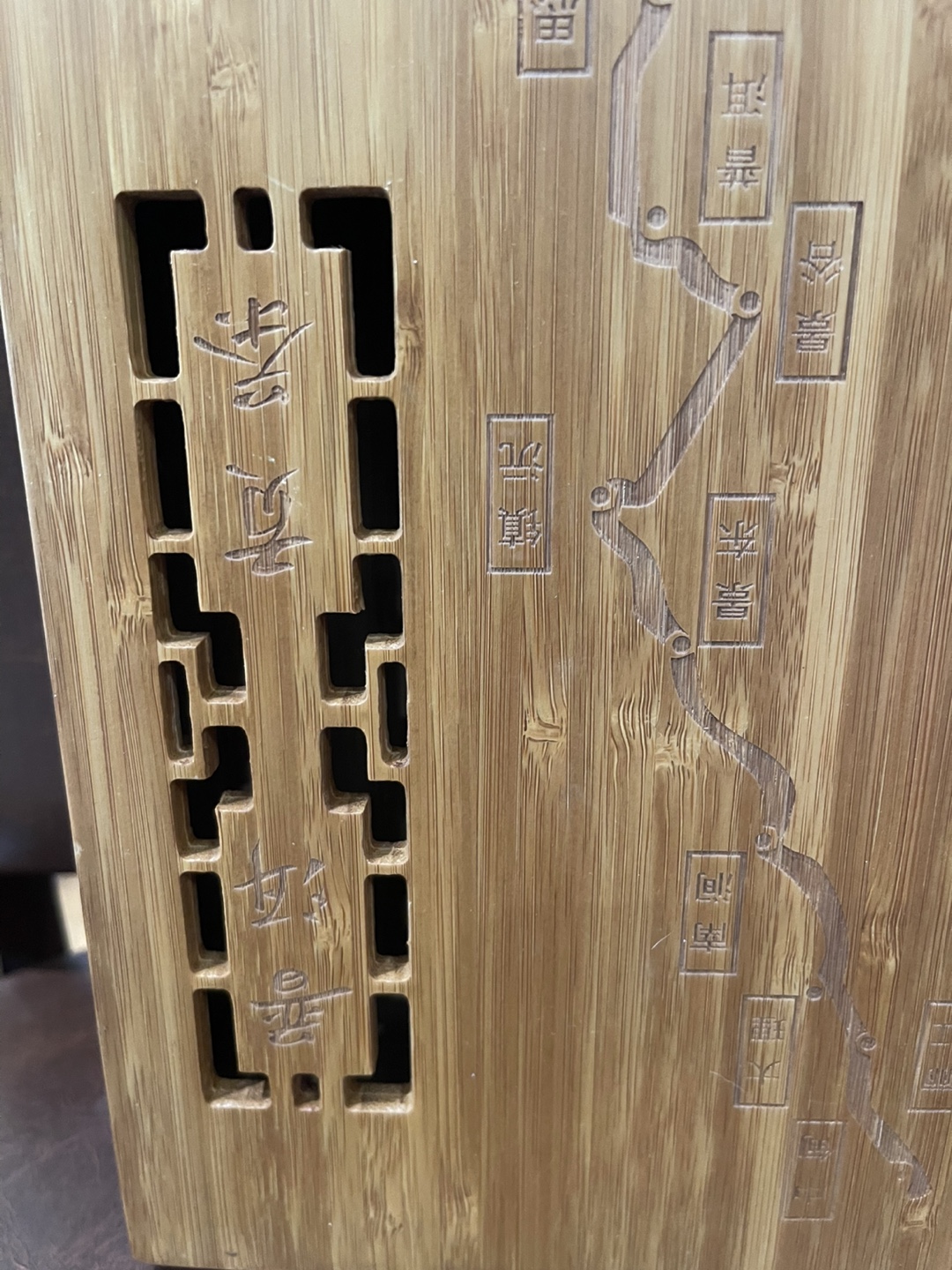 Wood box with Chinese carvings - photo 3