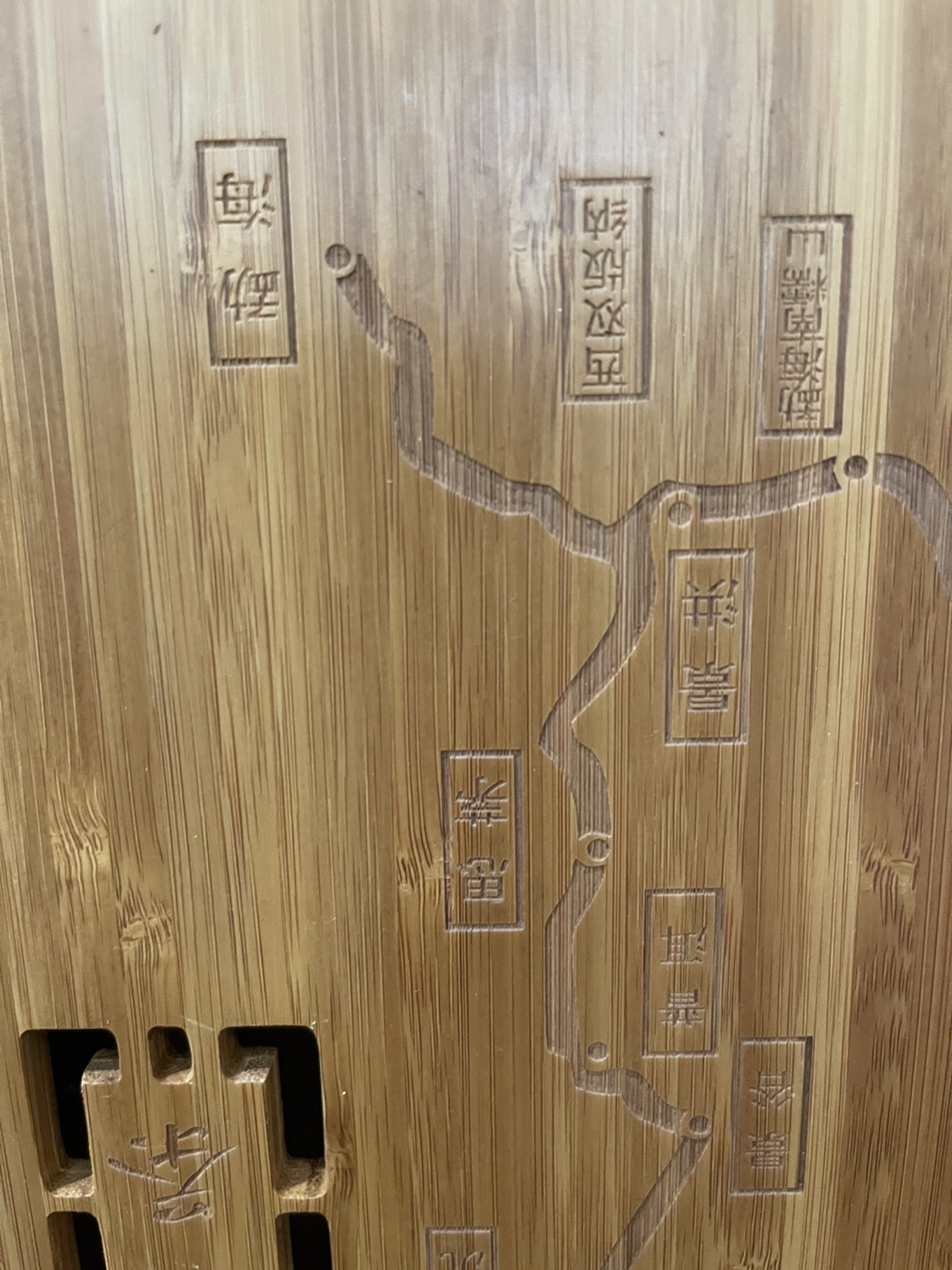 Wood box with Chinese carvings - photo 2