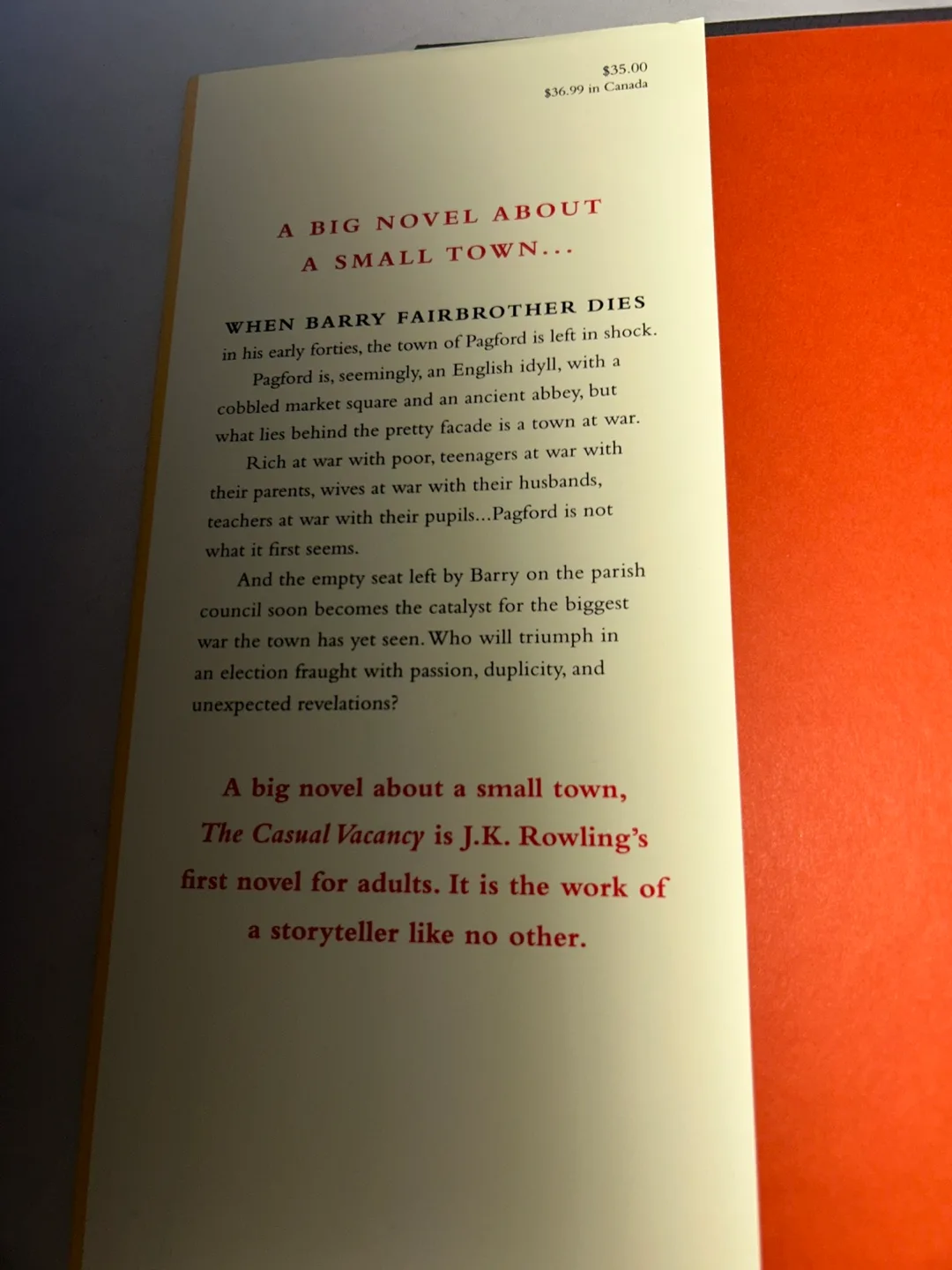 The Casual Vacancy by J.K. Rowling image indicator(2)