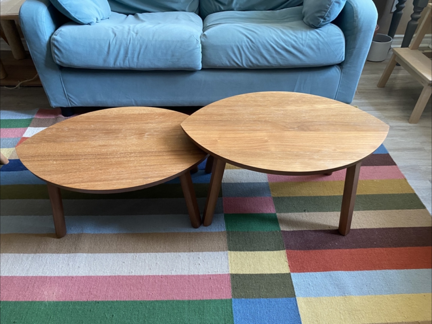 IKEA Stockholm Coffee Tables, Set of 2