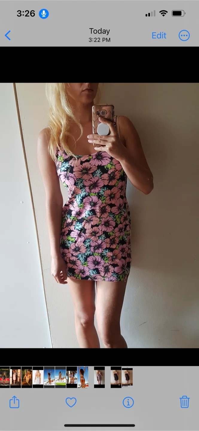 Victoria's Secret Pink flower dress thumbnail