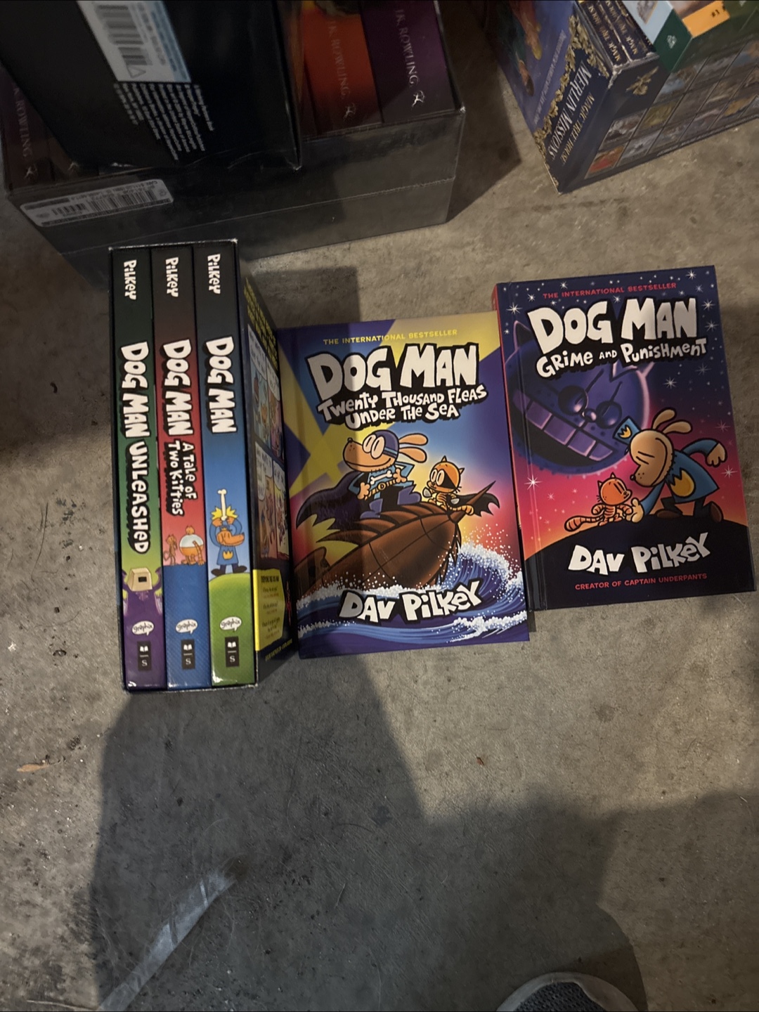 Dog Man Books by Dav Pilkey