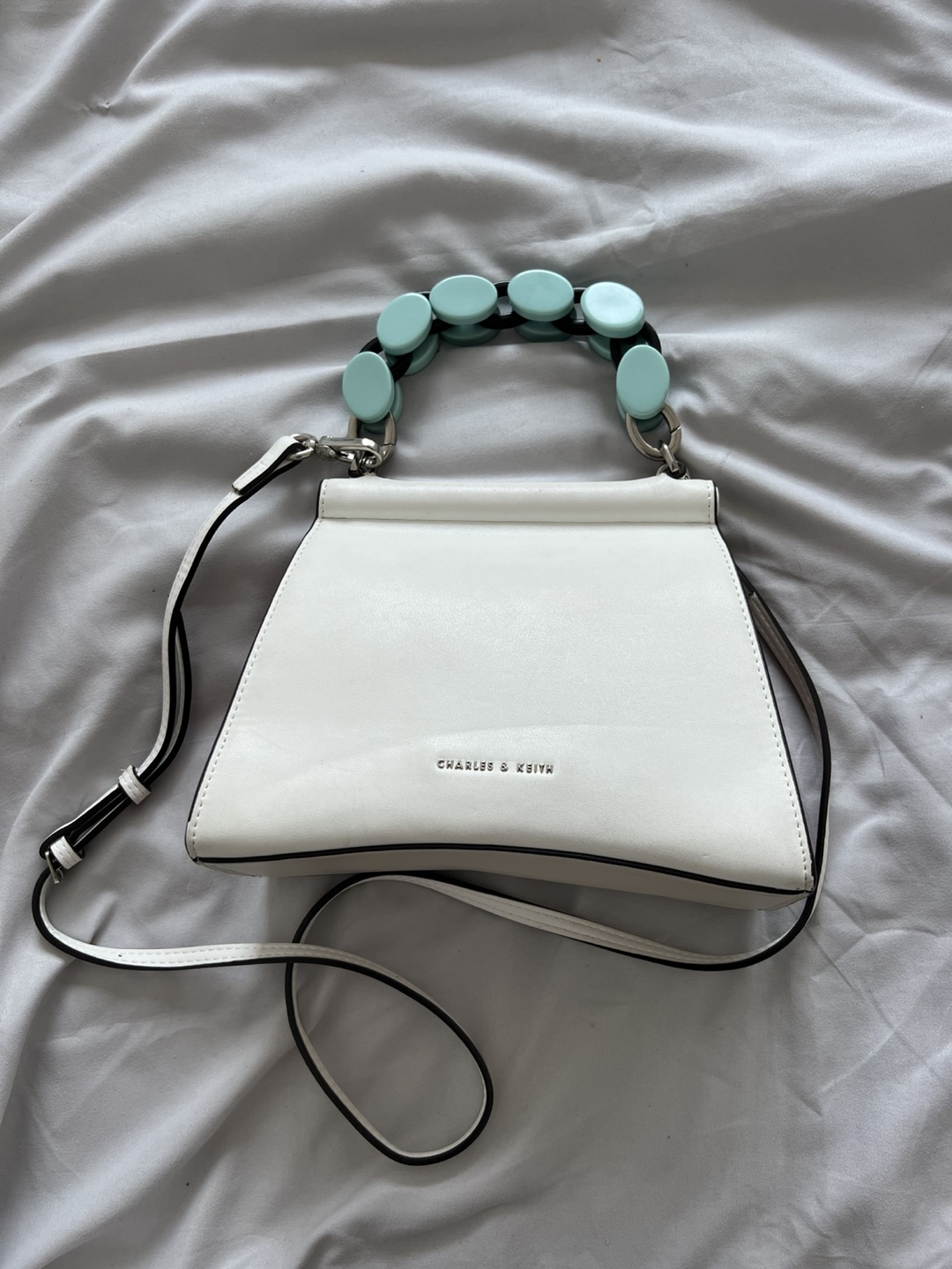Charles & Keith White Shoulder Bag - photo 5
