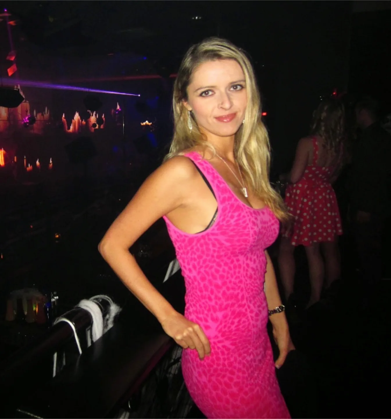 Bebe pink dress thumbnail