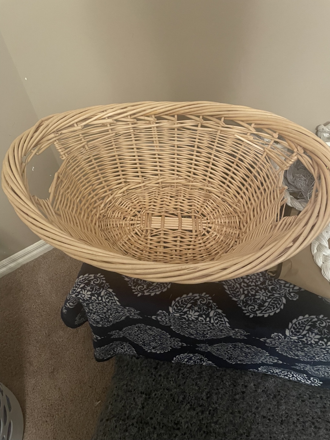 Wicker Laundry Basket
